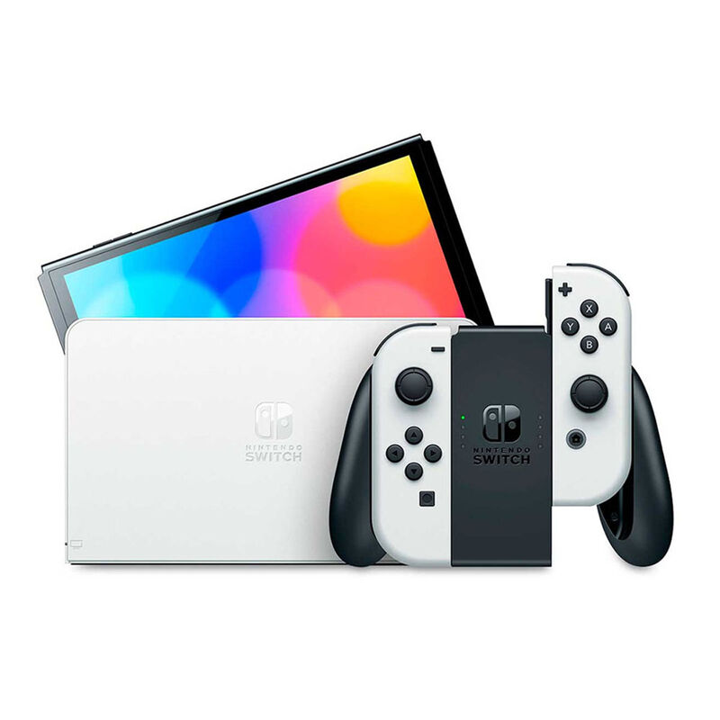 Combo Consola Nintendo Switch Oled Color Blanco... image number null