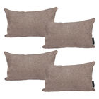 Cojin Decorativo Rogga Delta Set De 4 Caf&eacute;