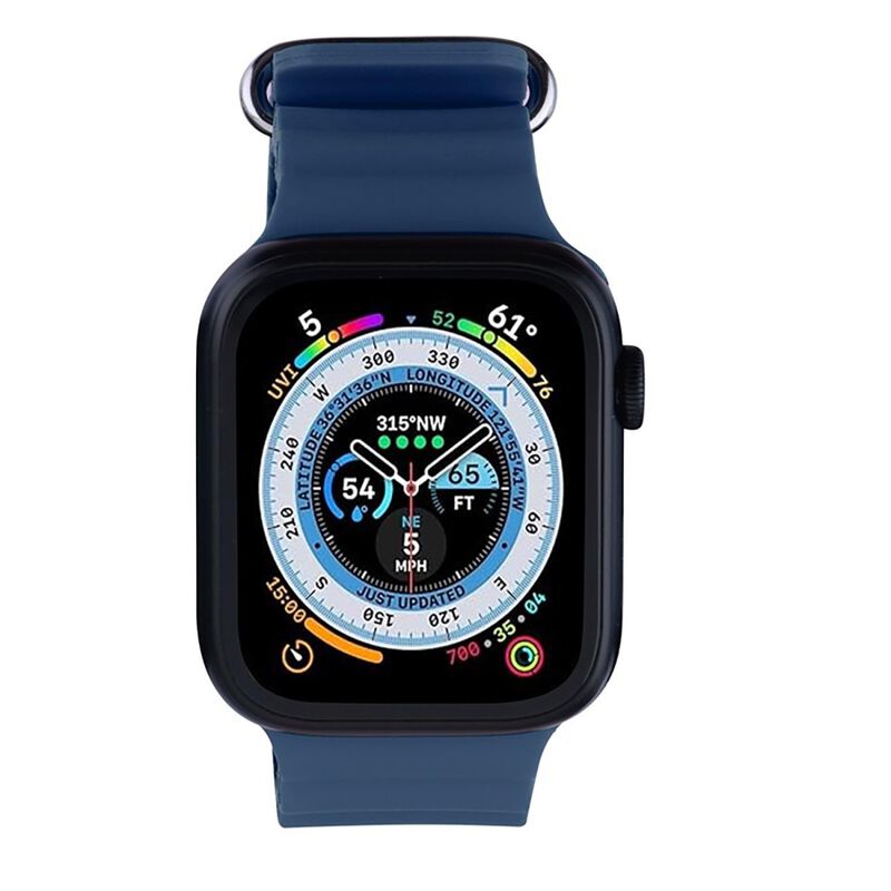 Correa Echelon Silicon Azul Para Apple Watch 9 ... image number null