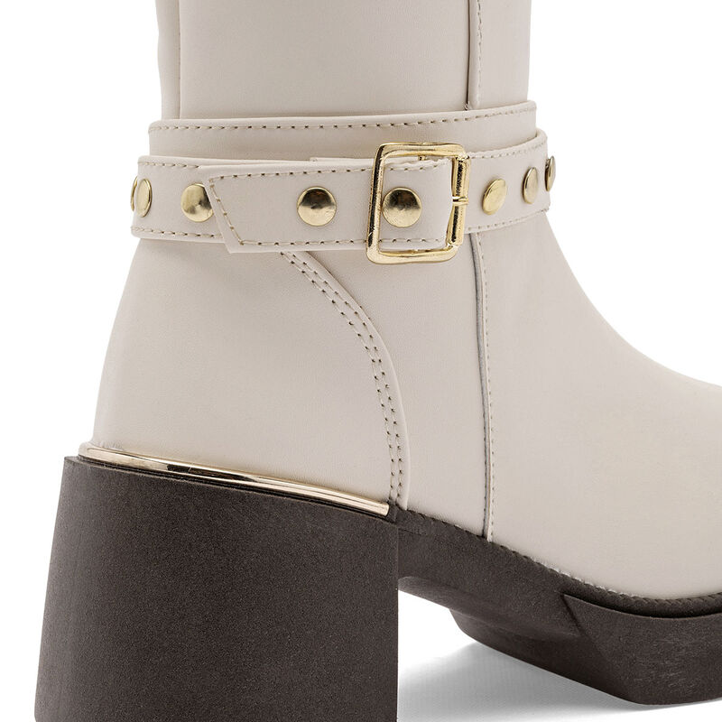 Mirlo Bota Beige Para Mujer 148035ce image number null