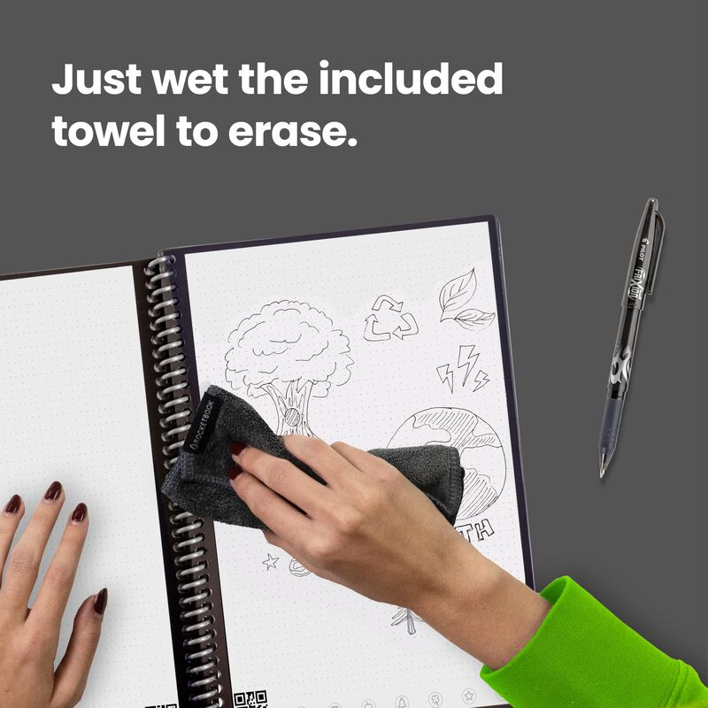 Cuaderno Rocketbook Core En Espiral Reutilizabl... image number null