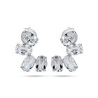 Aretes Plata 925 Con Piedras Blancas