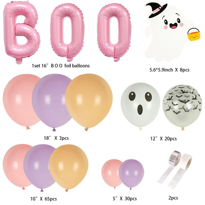 Kit Gen&eacute;rico De 129 Piezas De Globos Para Guirn... image number null