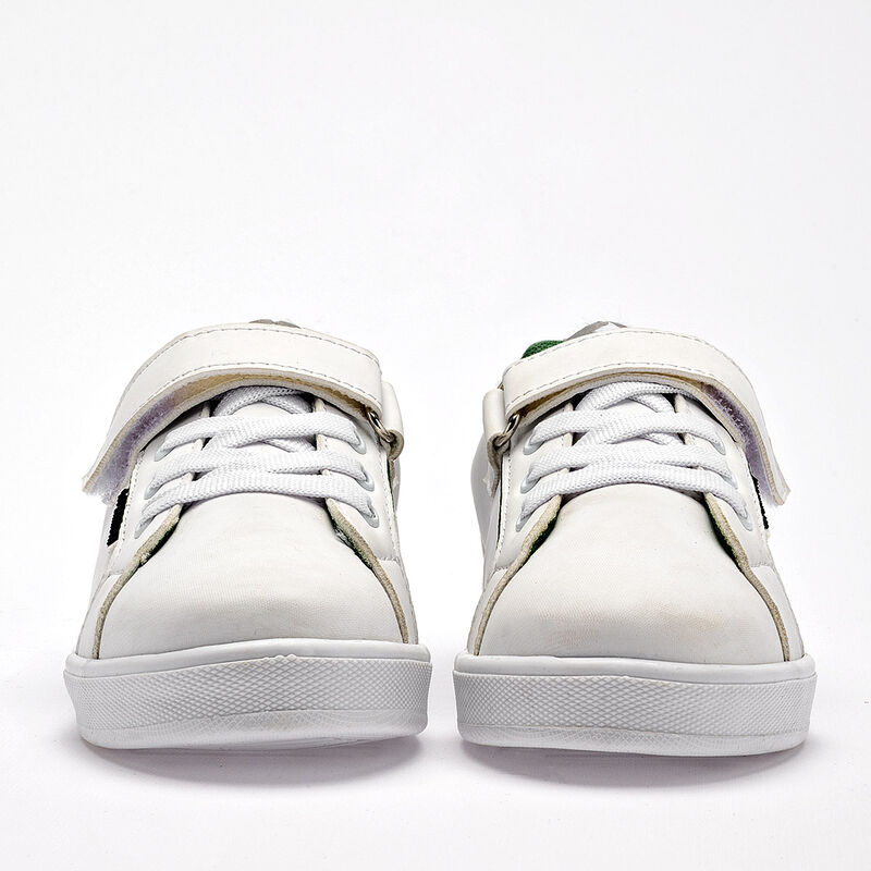 Ferrioni tenis para ni&ntilde;o  blanco verde cod 1409... image number null