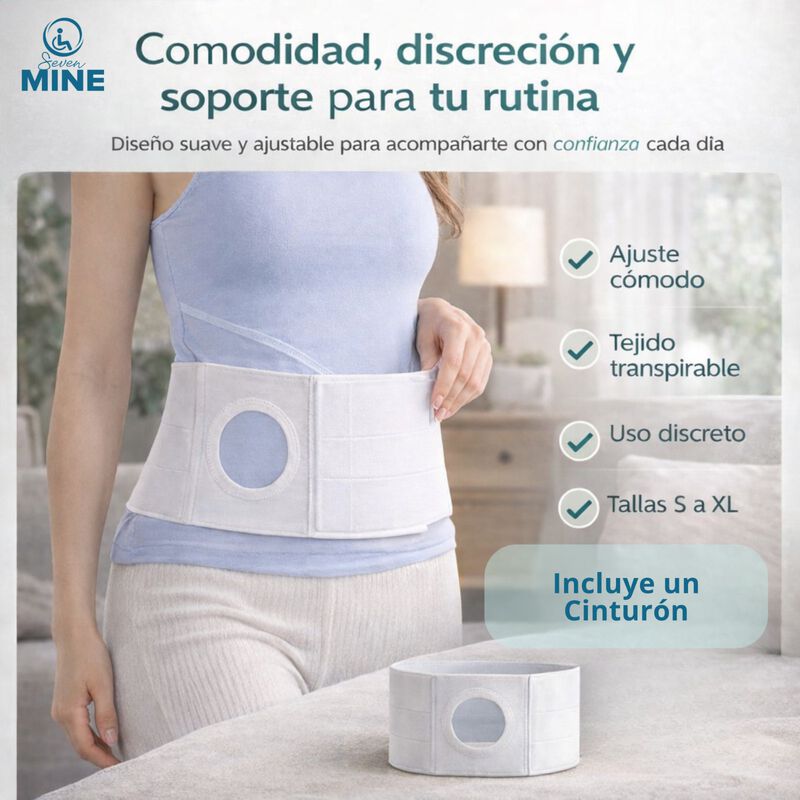 Faja Para Colostom&iacute;a Ostom&iacute;a Cintur&oacute;n Abdominal... image number null