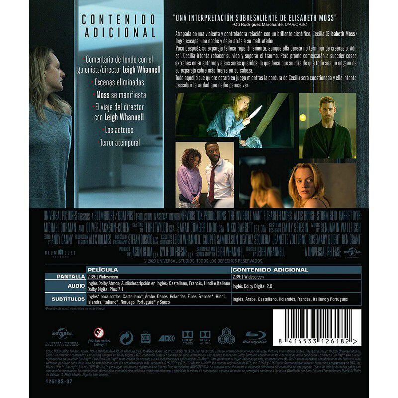 El Hombre Invisible (bd) [blu-ray] image number null