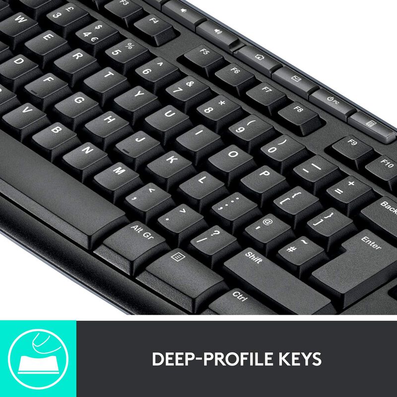 Combo De Teclado Y Rat&oacute;n Inal&aacute;mbricos Logitech ... image number null