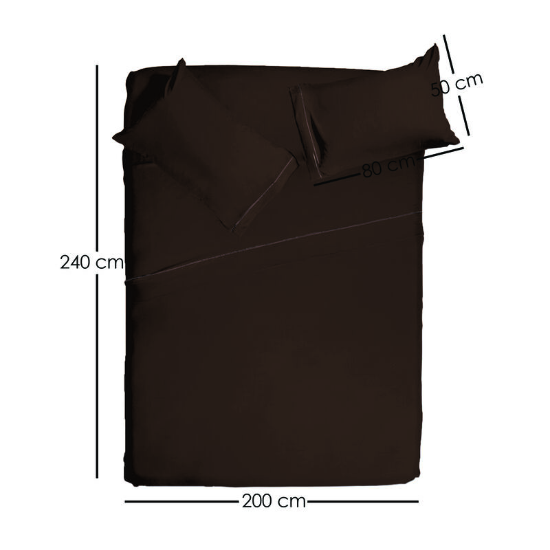 Juego de S&aacute;banas Matrimonial Microfibra S&uacute;per S... image number null