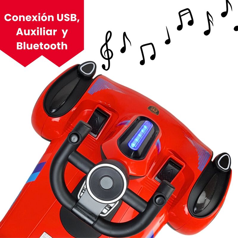 Go Kart El&eacute;ctrico 12v Control Remoto Bluetooth ... image number null