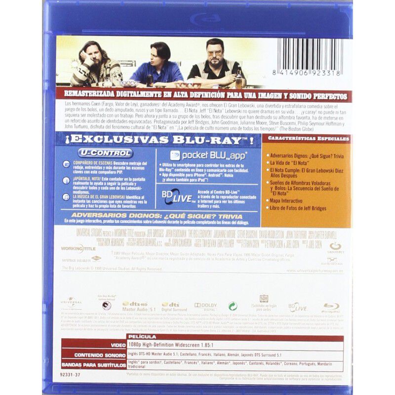 El Gran Lebowski (blu-ray) image number null