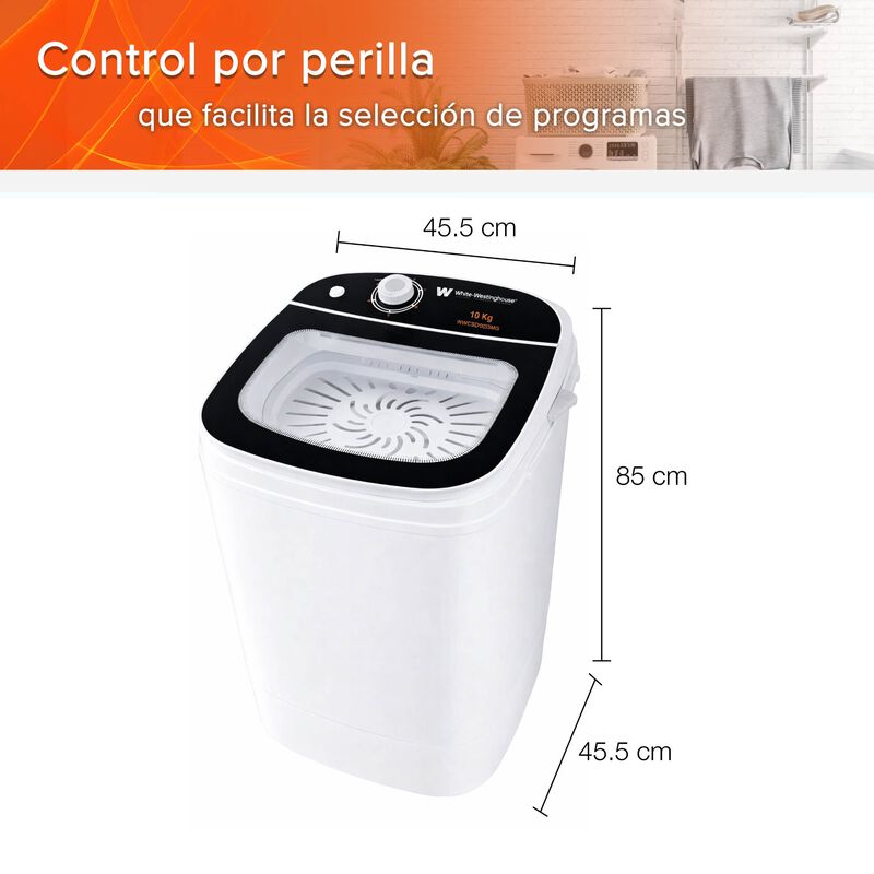 Secadora Centr&iacute;fuga  8 Kg White Westinghouse  T... image number null
