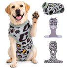 Traje Quir&uacute;rgico Para Perro Petwarm Xl Con Estampado De Leopardo