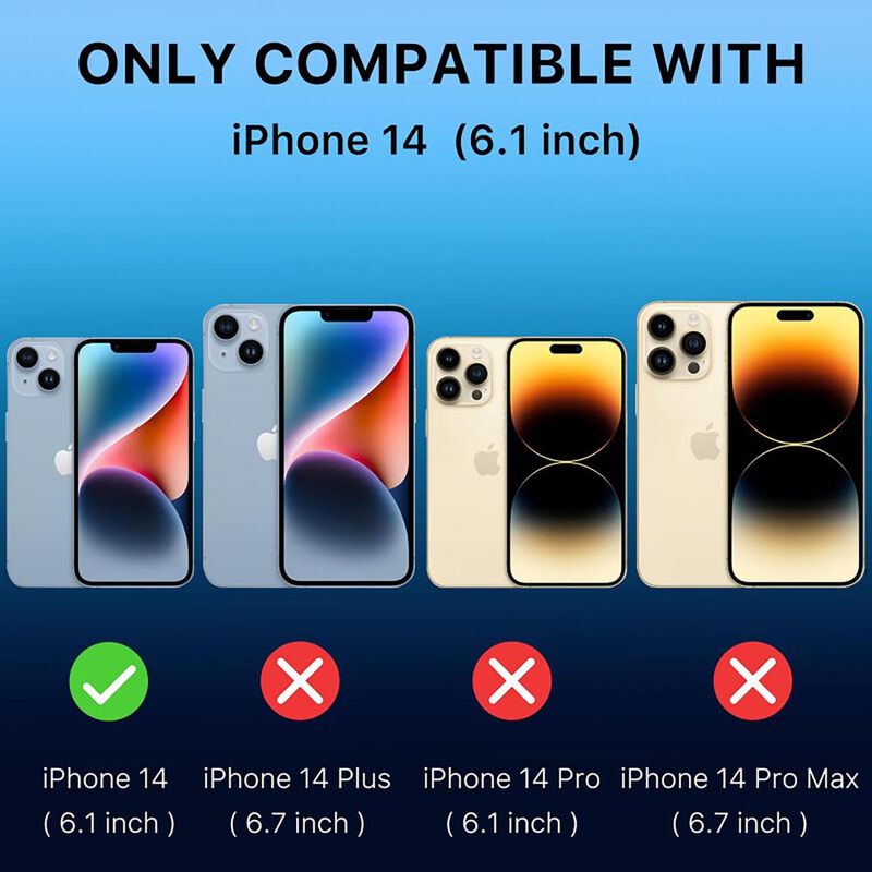 Funda MYBAT Skin Feeling para iPhone 14 - Negra image number null