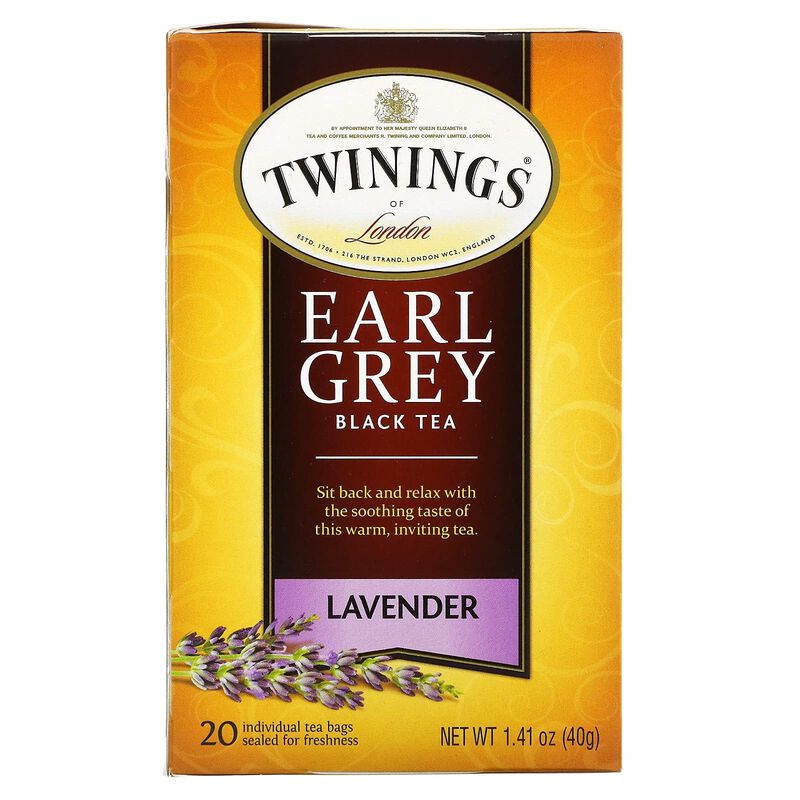 T&eacute; Twinings Earl Grey Lavanda 20 Bolsitas, Paqu... image number null