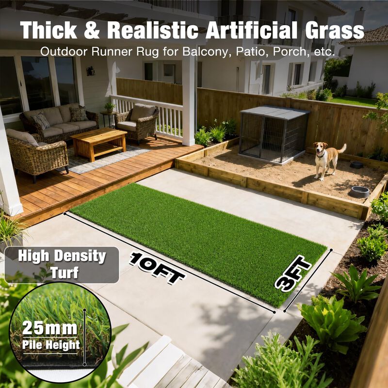 Tapete Xlx Turf 91 cm x 305 cm De C&eacute;sped Artifi... image number null
