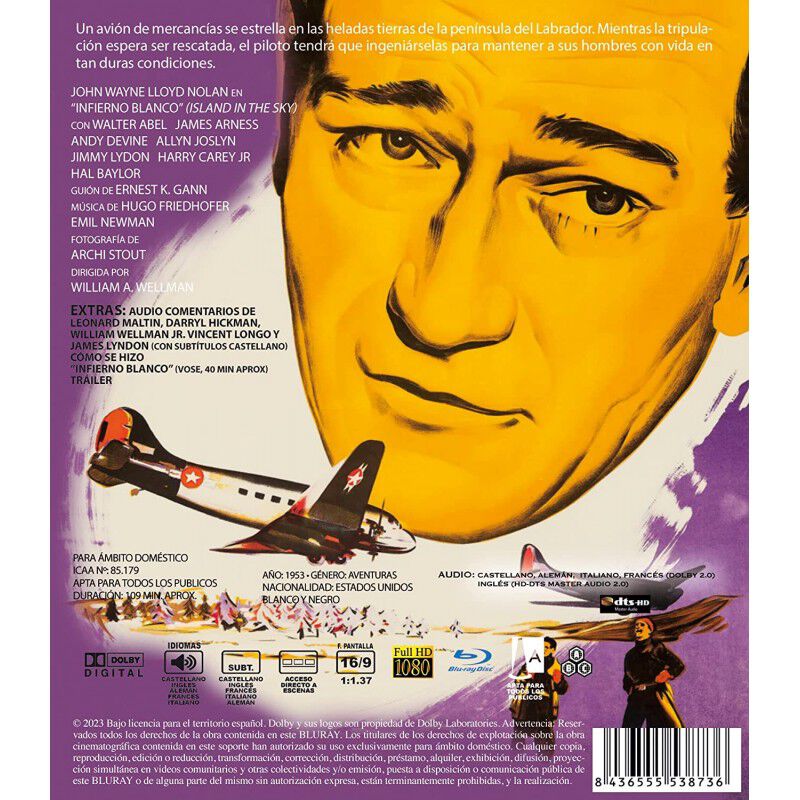 Infierno Blanco Blu-ray (1953) &mdash; Isla En El Cie... image number null
