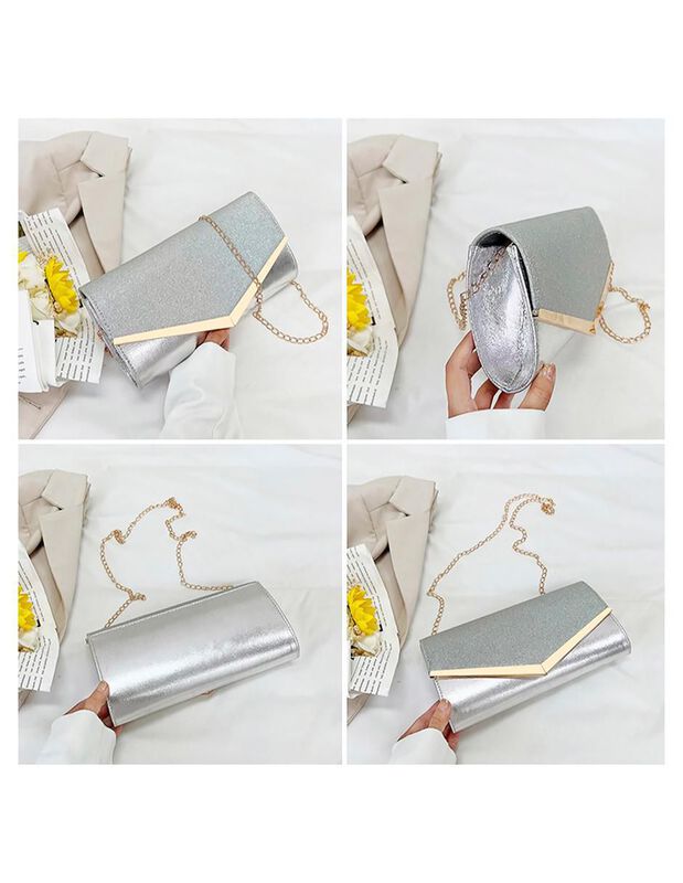 Bolsa Clutch Pink Brule Cutiesilver Para Mujer image number null