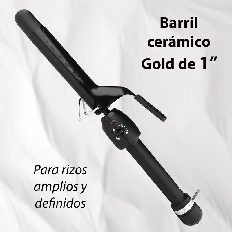 Tenaza Cer&aacute;mica Stylecraft 1 Oro Negra Profesio... image number null