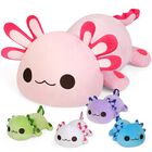 Juguetes De Peluche Mam&aacute; Ajolote Con 4 Beb&eacute;s De 40 Cm Para Ni&ntilde;os Mayores De 3 A&ntilde;os