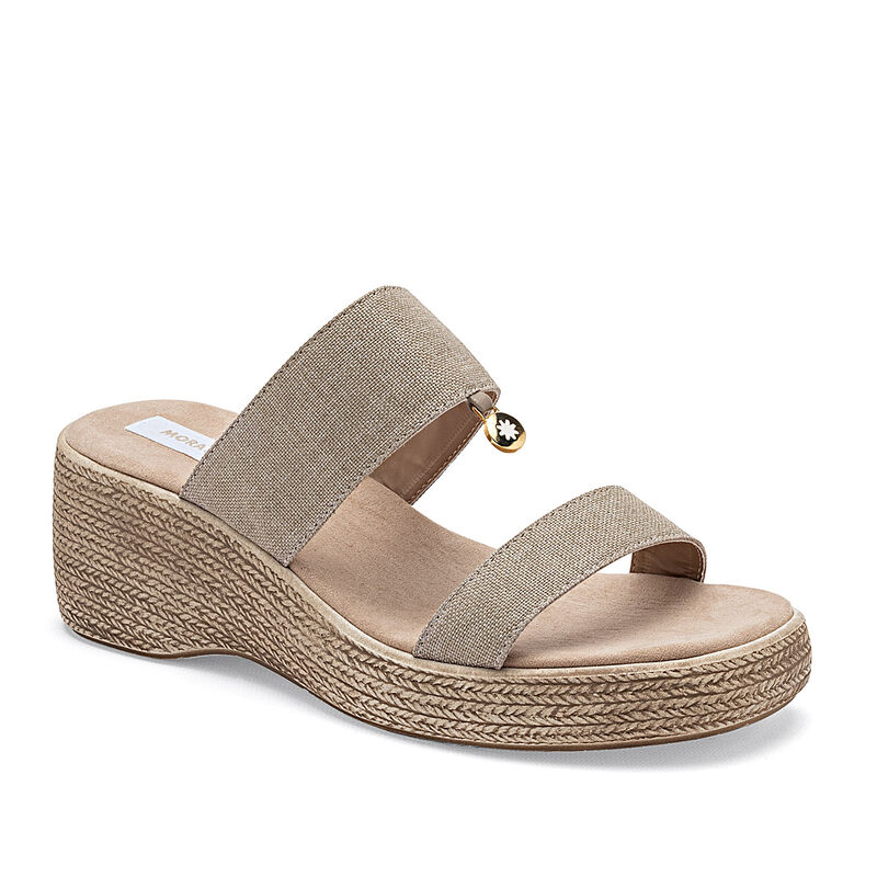 Mora Confort Sandalia para mujer beige image number null