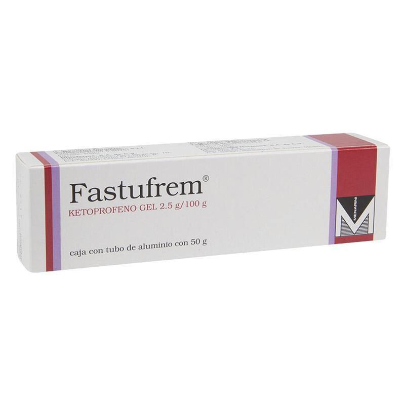 Fastufrem 2.5g/100g caja con 1 tubo de 50g gel image number null