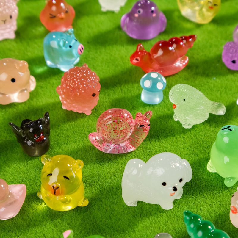 Minifiguras De Animales De Resina Teenzee, 210 ... image number null