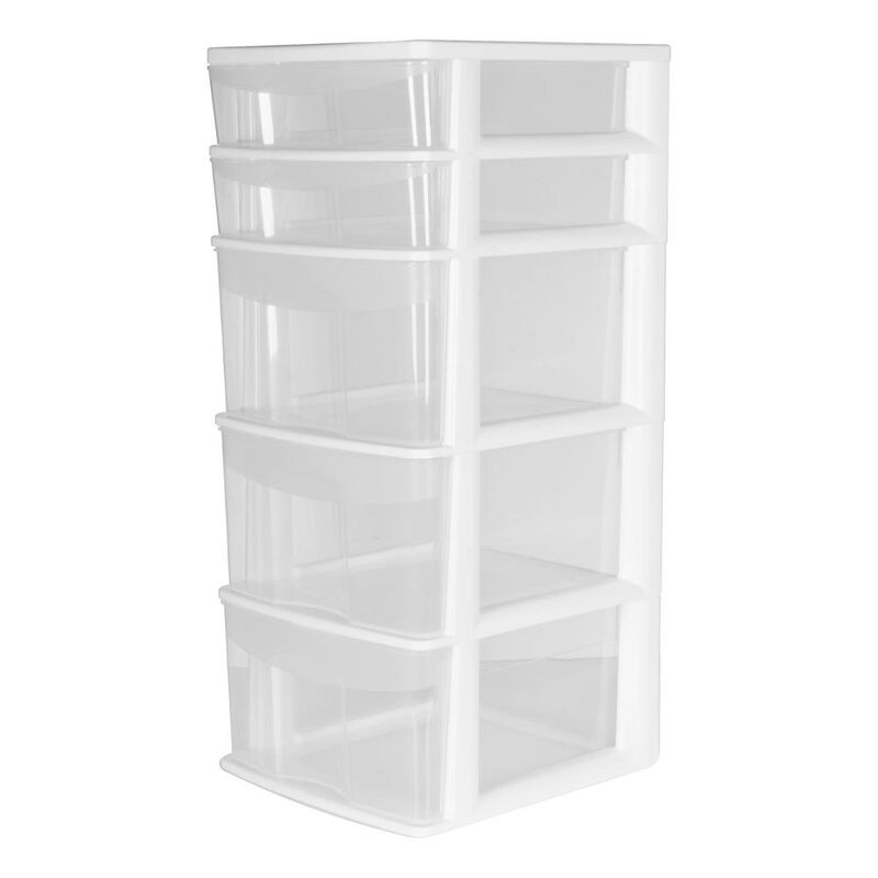 Caj&oacute;n Organizador Cajonera Ropa Papeles 5 Nivel... image number null