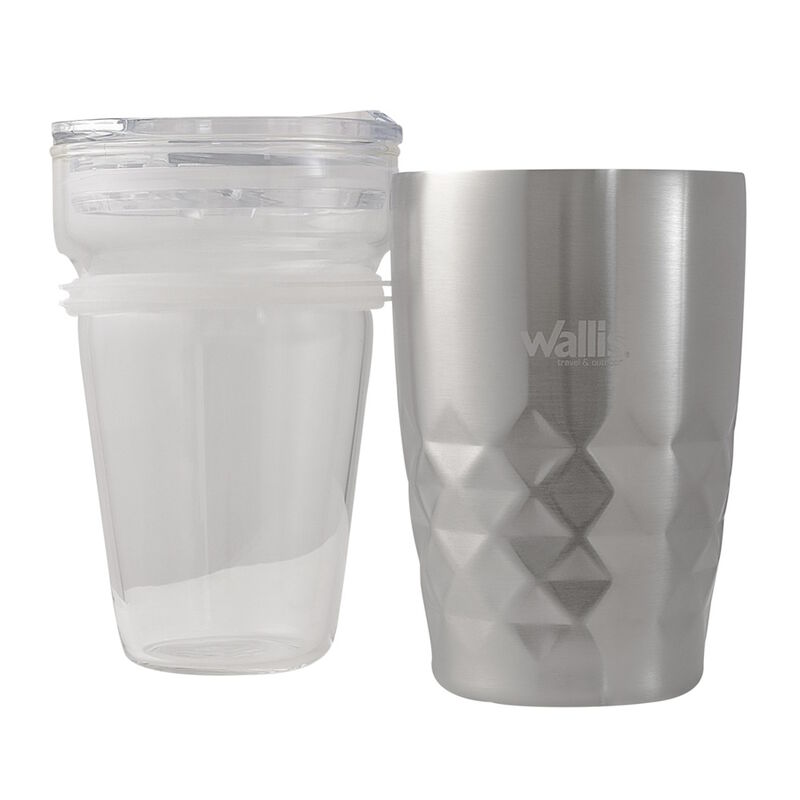 Termo 350 Ml Acero Protector Deslizante Platead... image number null