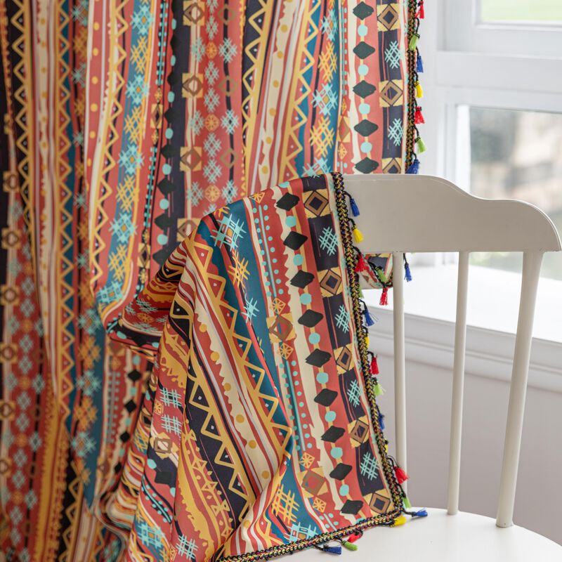 Cortinas Erbnaryx Boho, Geom&eacute;tricas, Semiopacas... image number null