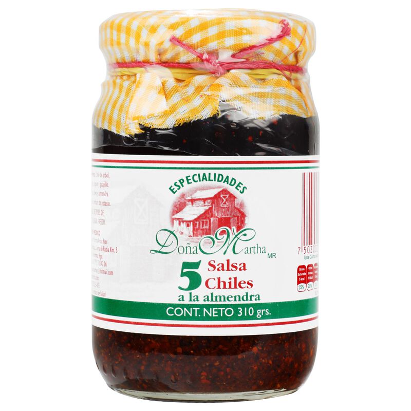 Salsas Especialidades Do&ntilde;a Martha 5 Chiles 310 ... image number null
