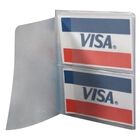 Cartera Marshal 11 Cm X 9 Cm 6 P&aacute;ginas 24 Tarjetas Vinilo Transparente
