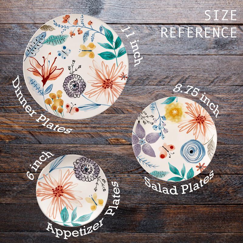 Platos de Ensalada Bico Blossom Symphony, Juego... image number null