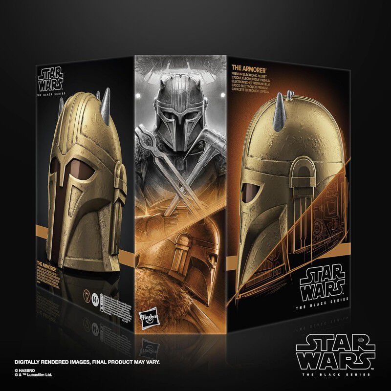 Casco Electr&oacute;nico The Armorer The Black Series ... image number null