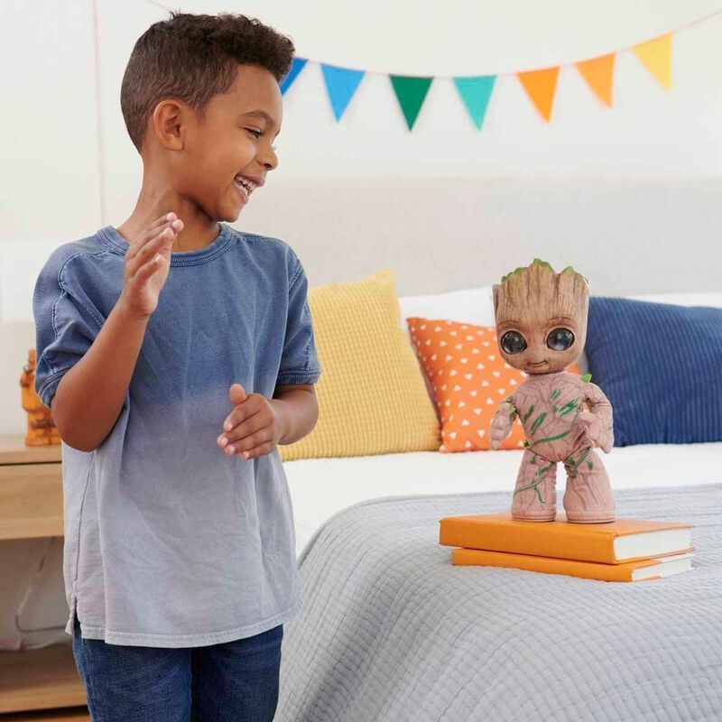 Figura De Peluche Mattel Marvel Groot Groovin' ... image number null
