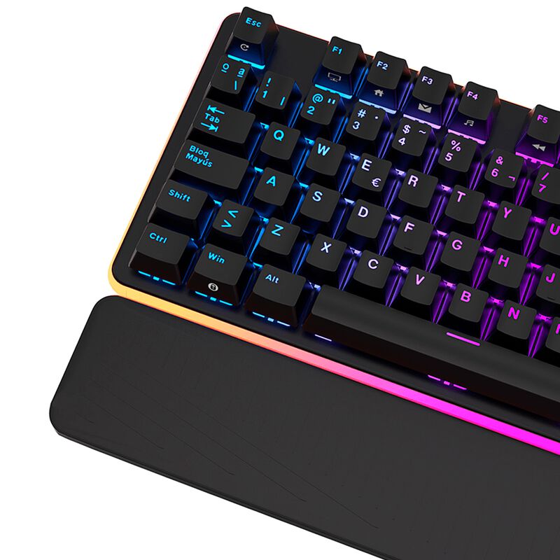Teclado Mec&aacute;nico Espa&ntilde;ol 100% Royal Kludge Rk91... image number null