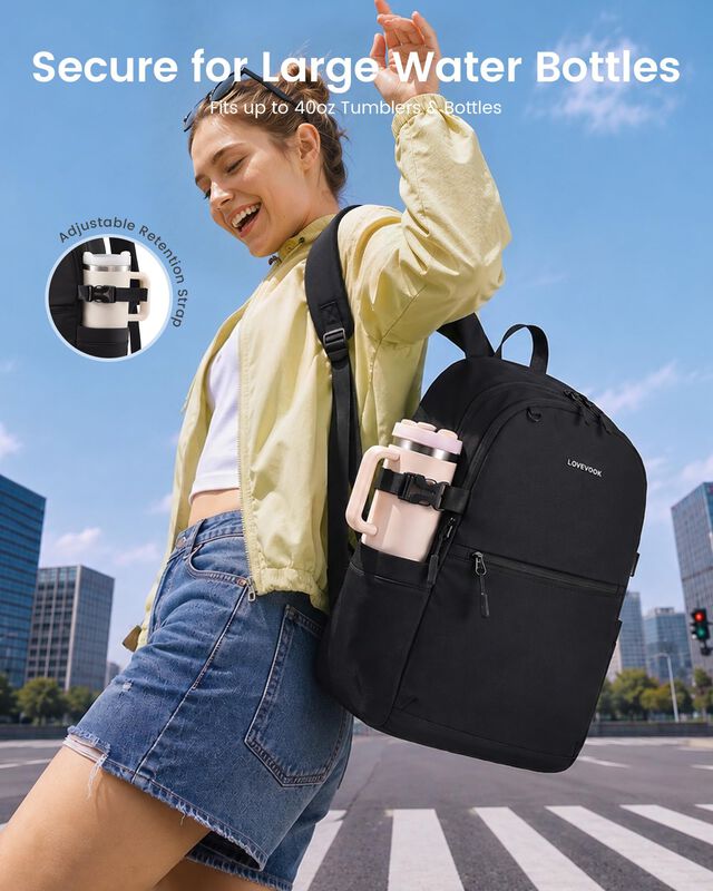 Mochila Lovevook Unisex Casual Para Trabajo Y U... image number null