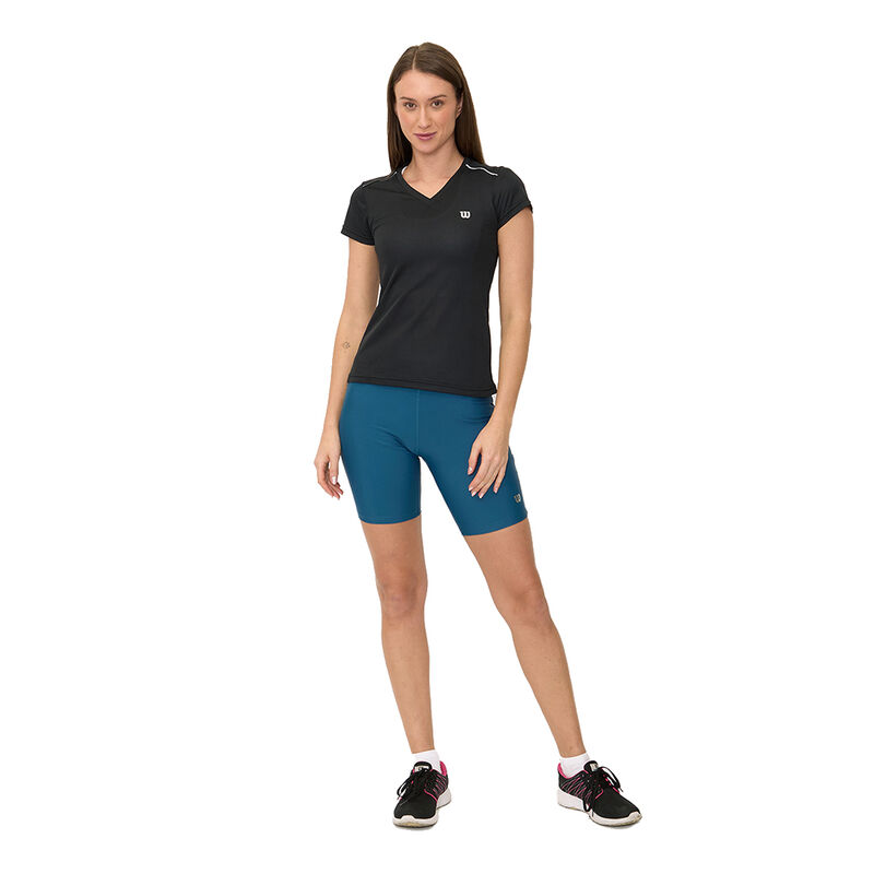 Playera deportiva Wilson para mujer NEGRO MD image number null