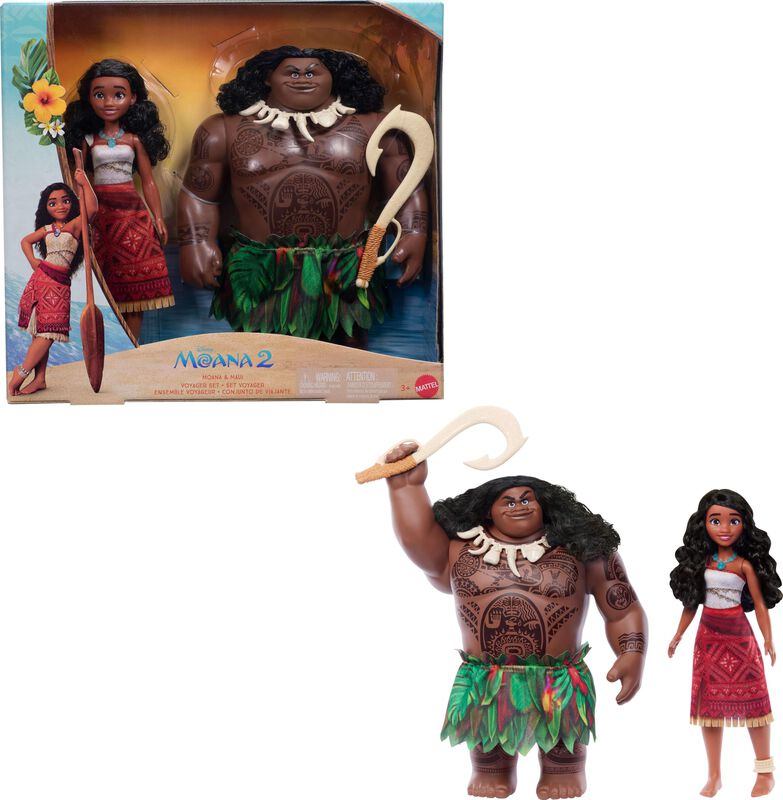 Set De Mu&ntilde;ecas Mattel Disney Moana 2 Voyager 2 ... image number null