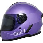 CASCO PARA MOTO LILA JUVENIL EDGE DOT/ECE