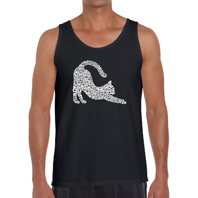 Tank Top Word Art Para Hombre - Gato Estir&aacute;ndos... image number null