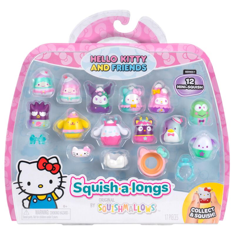 Mini-squish Squish-a-longs De Hello Kitty And F... image number null