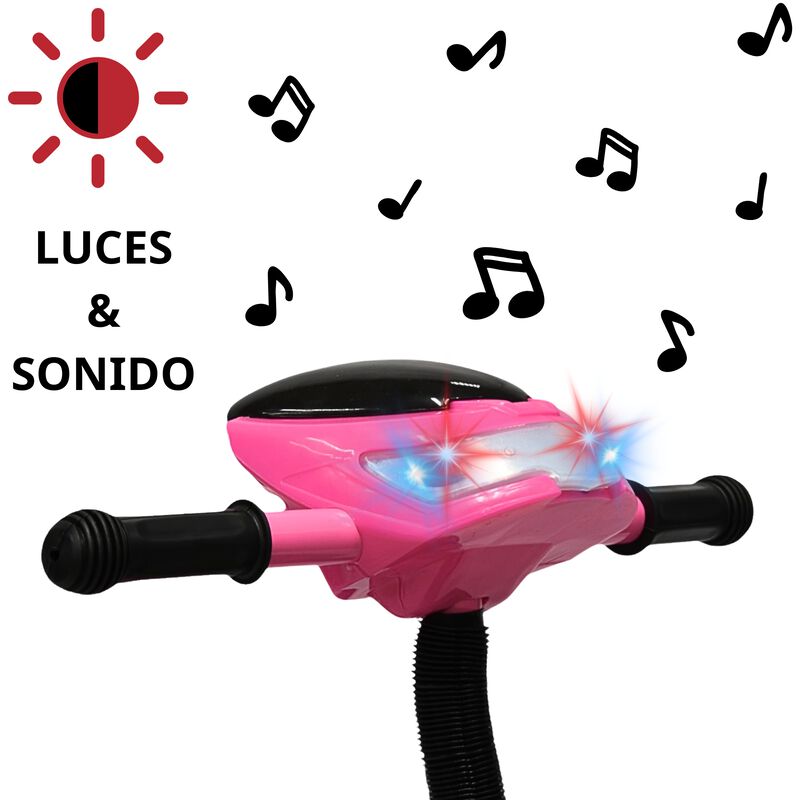 Triciclo para Ni&ntilde;os Dos Asientos Torreta con Lu... image number null