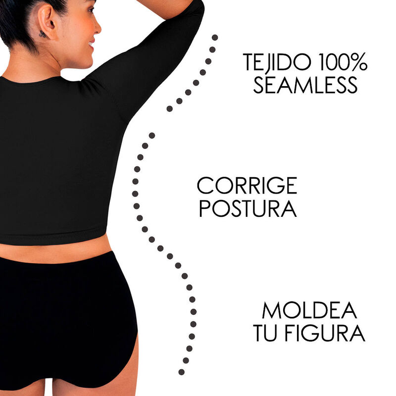 Faja slim top Negra G image number null