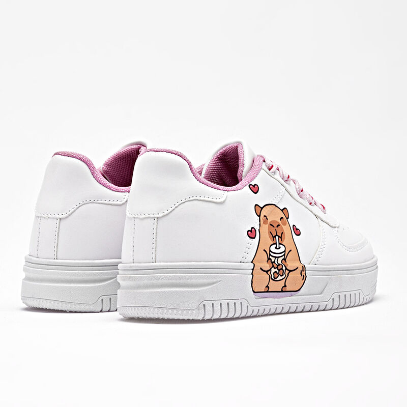 Moramora tenis para ni&ntilde;a blanco cod 141326-D image number null