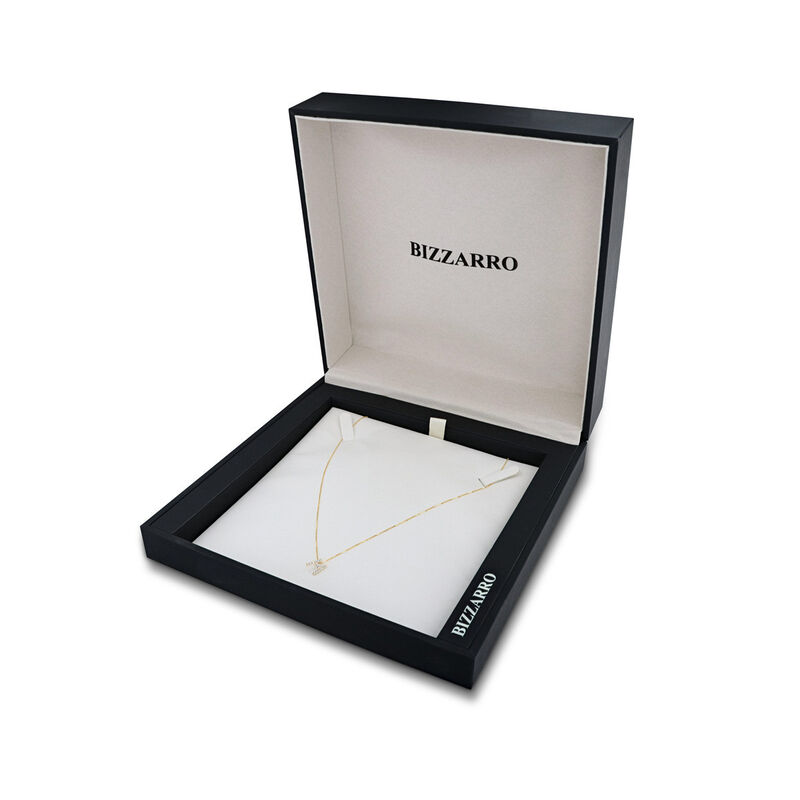 Dije Letra H De Oro Amarillo 14K Con Cadena Con... image number null