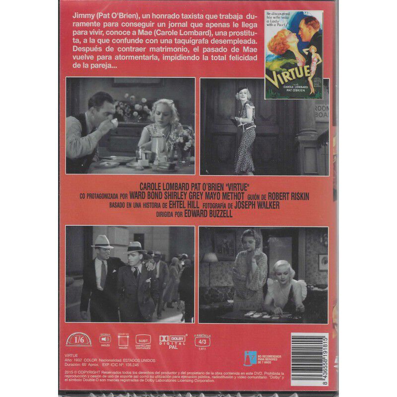 Virtud [dvd] (1932) image number null
