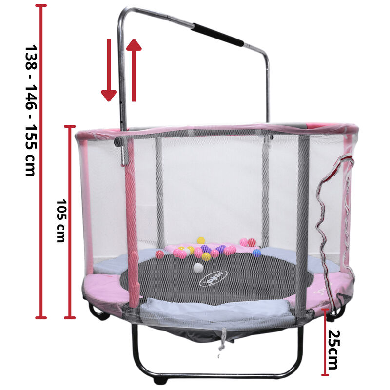 Trampol&iacute;n Infantil 140 Cm 55 Pulgadas Parque De... image number null