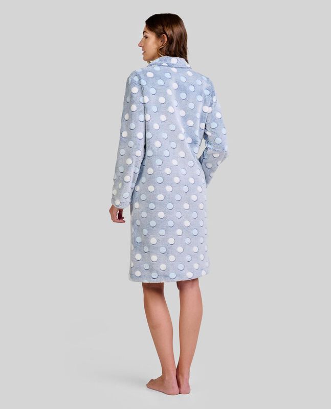 Bata con Puntos Celeste image number null