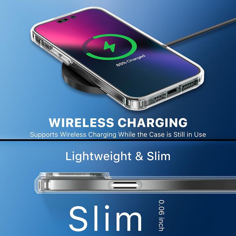 Funda MYBAT Gummy para iPhone 15 PRO - Transpar... image number null