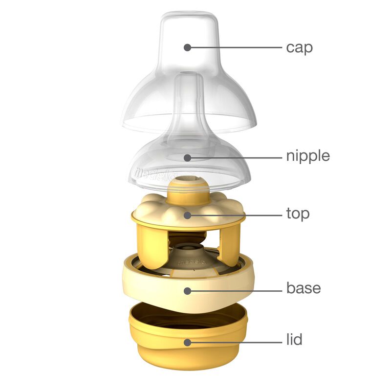 Biber&oacute;n Medela Calma Nipple 250 Ml Sin Bpa image number null